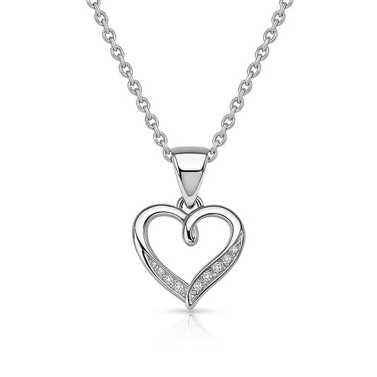 Zirconia Heart of Elegance Necklace