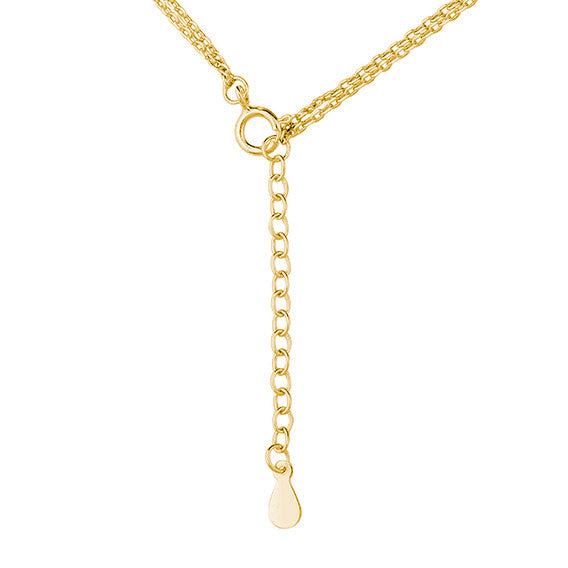 Sleek Dual Pendant Silver Necklace