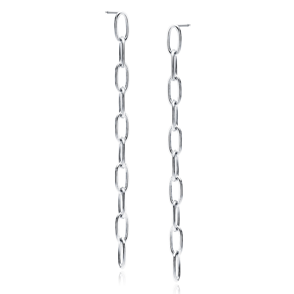 Silver 925 Chain link earrings