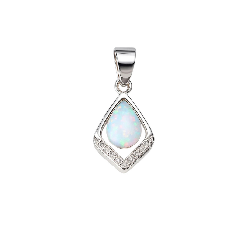 Silver Opal Pendant