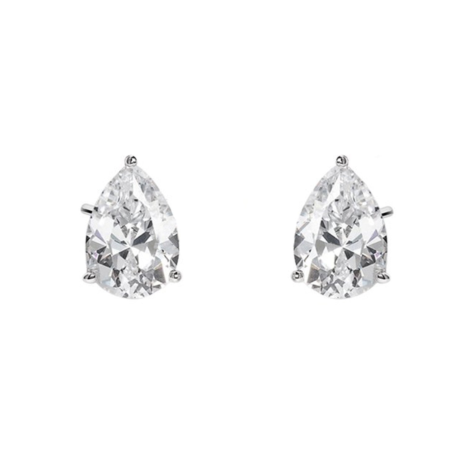 Pear Shape Zirconia Earrings - Amona Jewelry