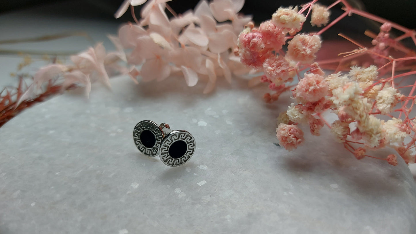 Helene's Harmony Studs Silver - Amona Jewelry