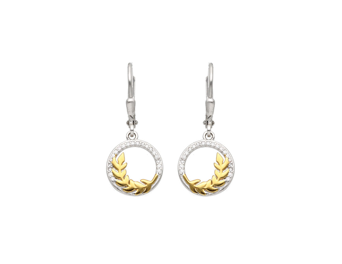 Leaf of Luxury Earrings - Amona Jewellery