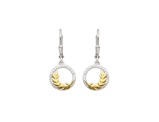 Leaf of Luxury Earrings - Amona Jewellery