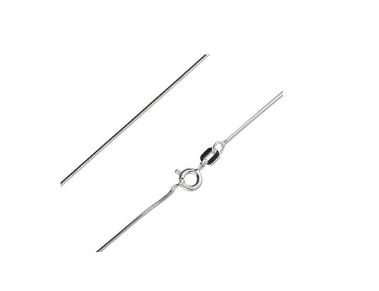 Silver Snake Chaing 45 cm - Amona Jewellery