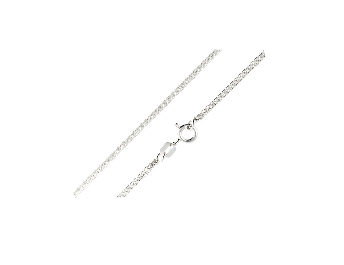 Silver Wheat Chain 45 cm - Amona Jewellery