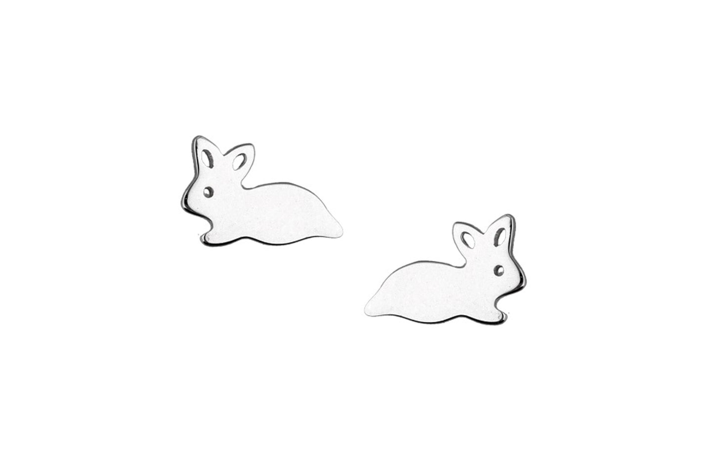 Silver Rabbit Earrings