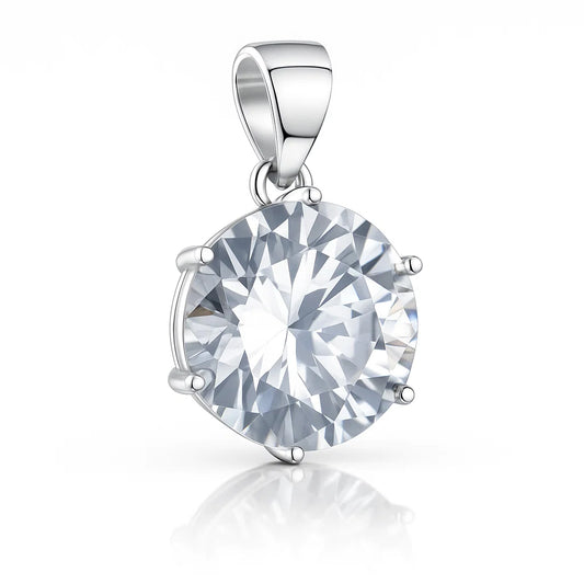 Round Shape Zirconia Pendant - 10mm