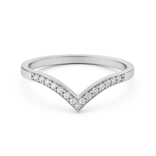 V-ring with CZ