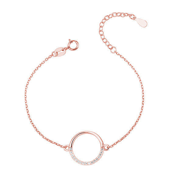 Rose Gold Circle Bracelet