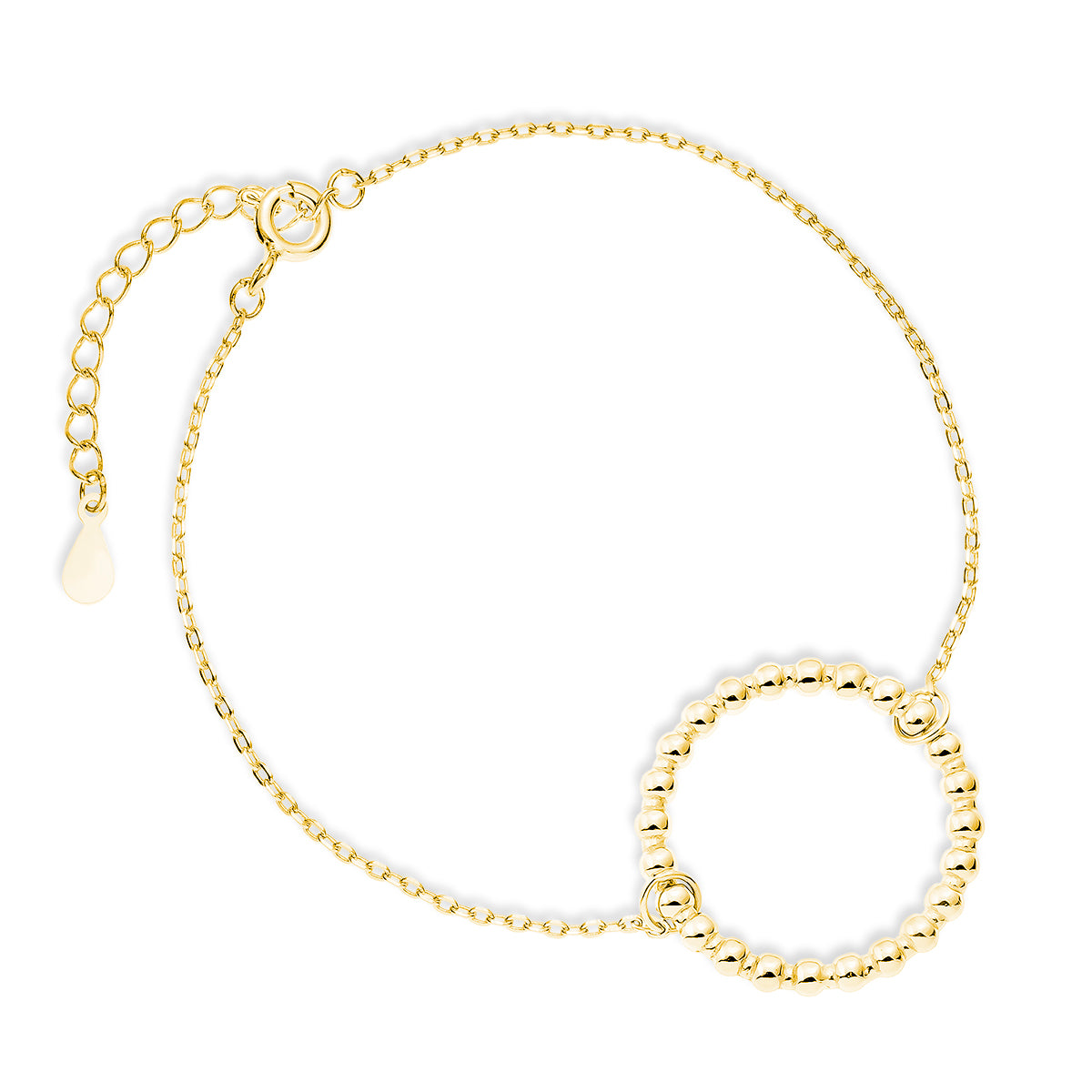 Gold Circle Bracelet  - Amona Jewelry