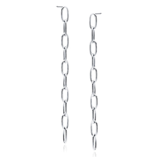 Silver 925 Chain link earrings