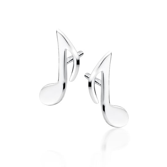 Silver 925 Musical Earrings