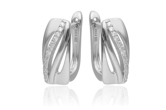 Silver Hoop Earrings - Amona Jewellery