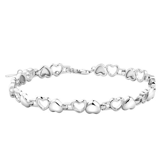 Neat Heart Charm Bracelet