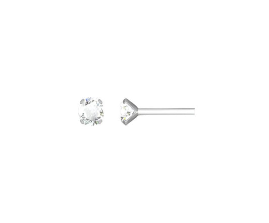 Silver Studs - 3mm