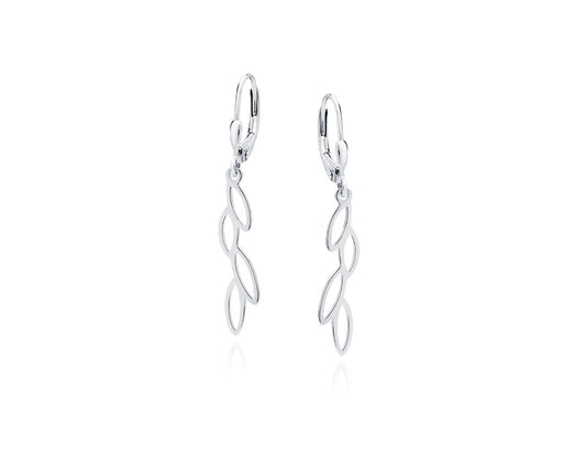 Silver Leaves Earrings