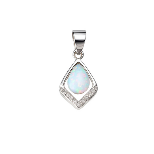 Silver Opal Pendant
