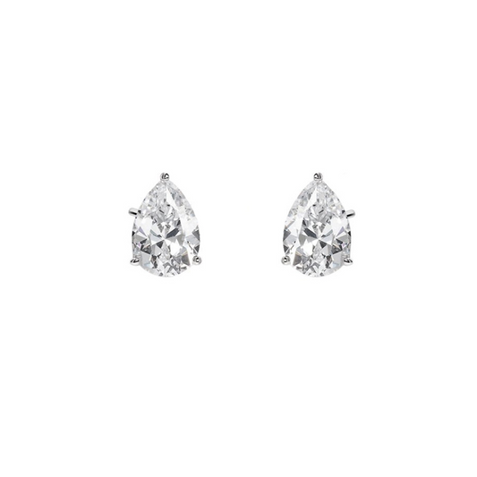 Pear Shape Zirconia Earrings - Amona Jewelry