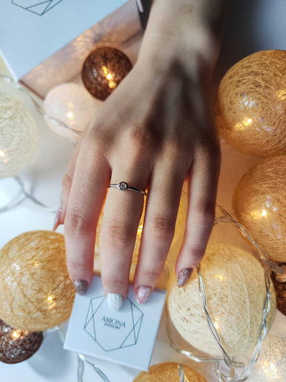 Modern Silver Ring