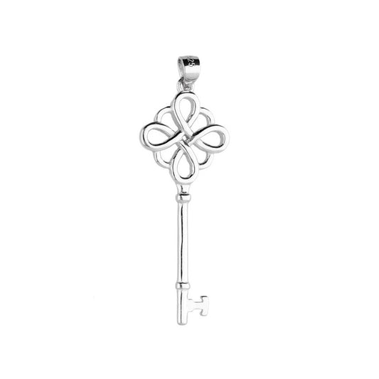 Silver Key Design Pendant