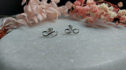 Silver Infinity Earrings