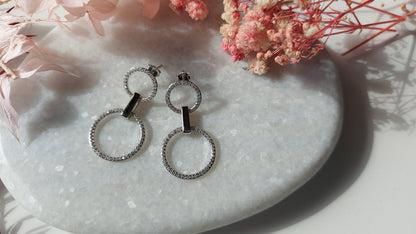 Silver Dangle Earrings - Amona Jewellery