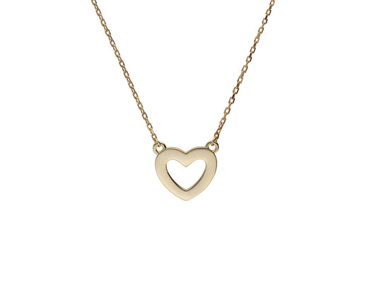 Heart Necklace 14K Gold Plated Amona Jewellery