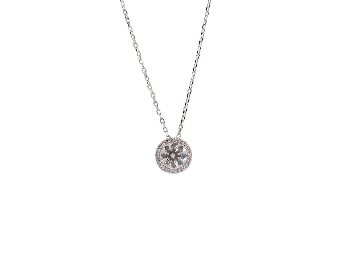 Moissanite Silver 925 Necklace - Amona Jewellery