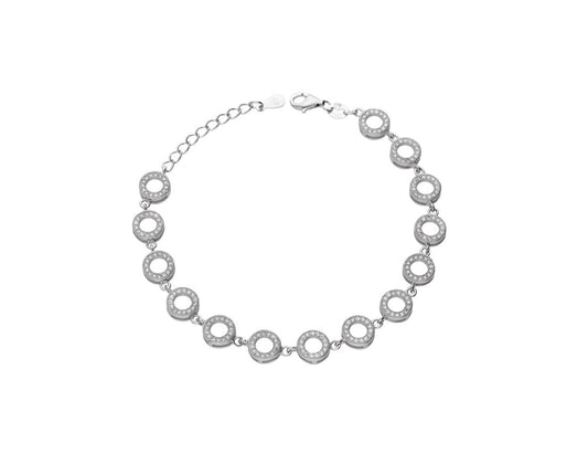 Circle Bracelet Cubic Zirconia Amona Jewellery